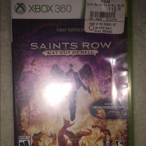 Xbox 360 Saints Row Gat Out of Hell Game